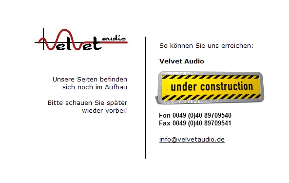 Tonstudio Velvetaudio in Hamburg - Recording Editing Mixdown